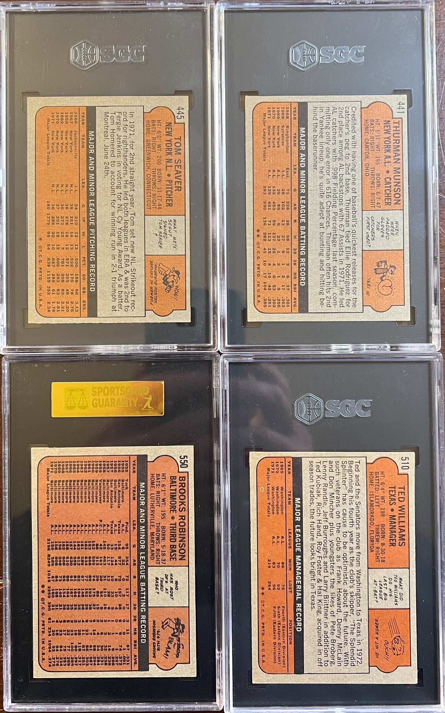 1972 Topps Baseball Complete Set - NM AVG w 74 Graded - Fisk RC Aaron Ryan Mays