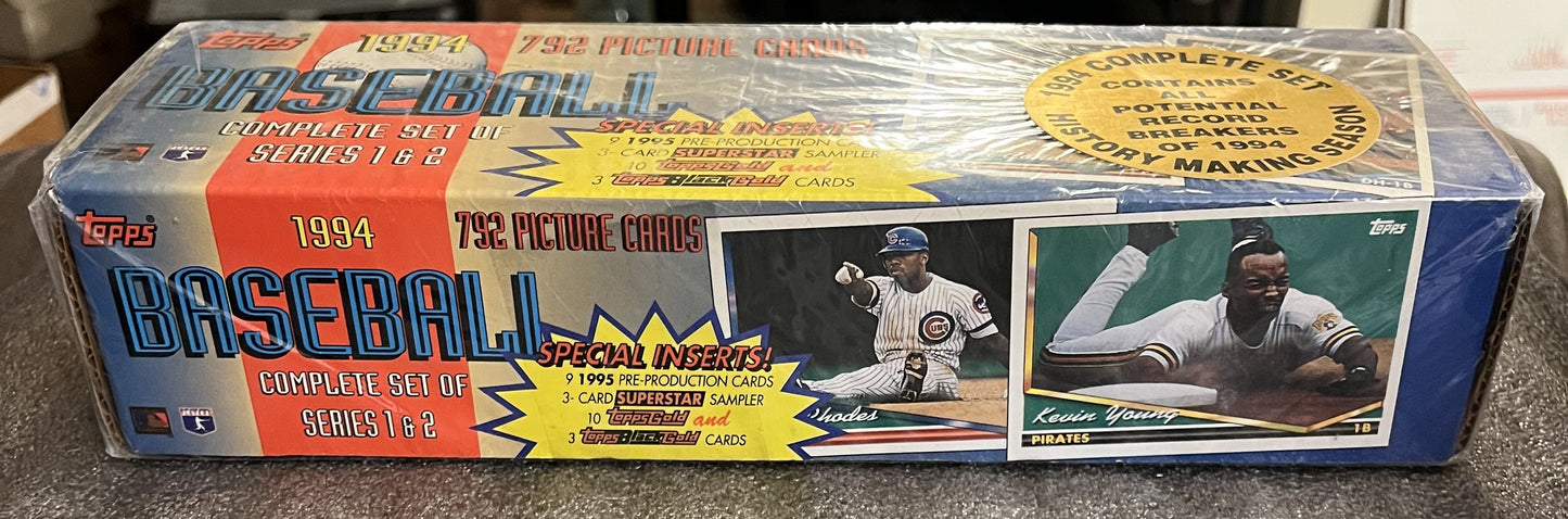 1994 Topps Baseball Complete Set - Factory Sealed