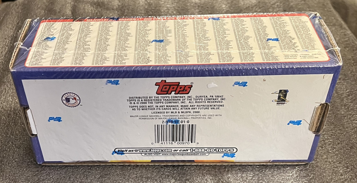 2000 Topps Baseball Complete Retail Set - Factory Sealed