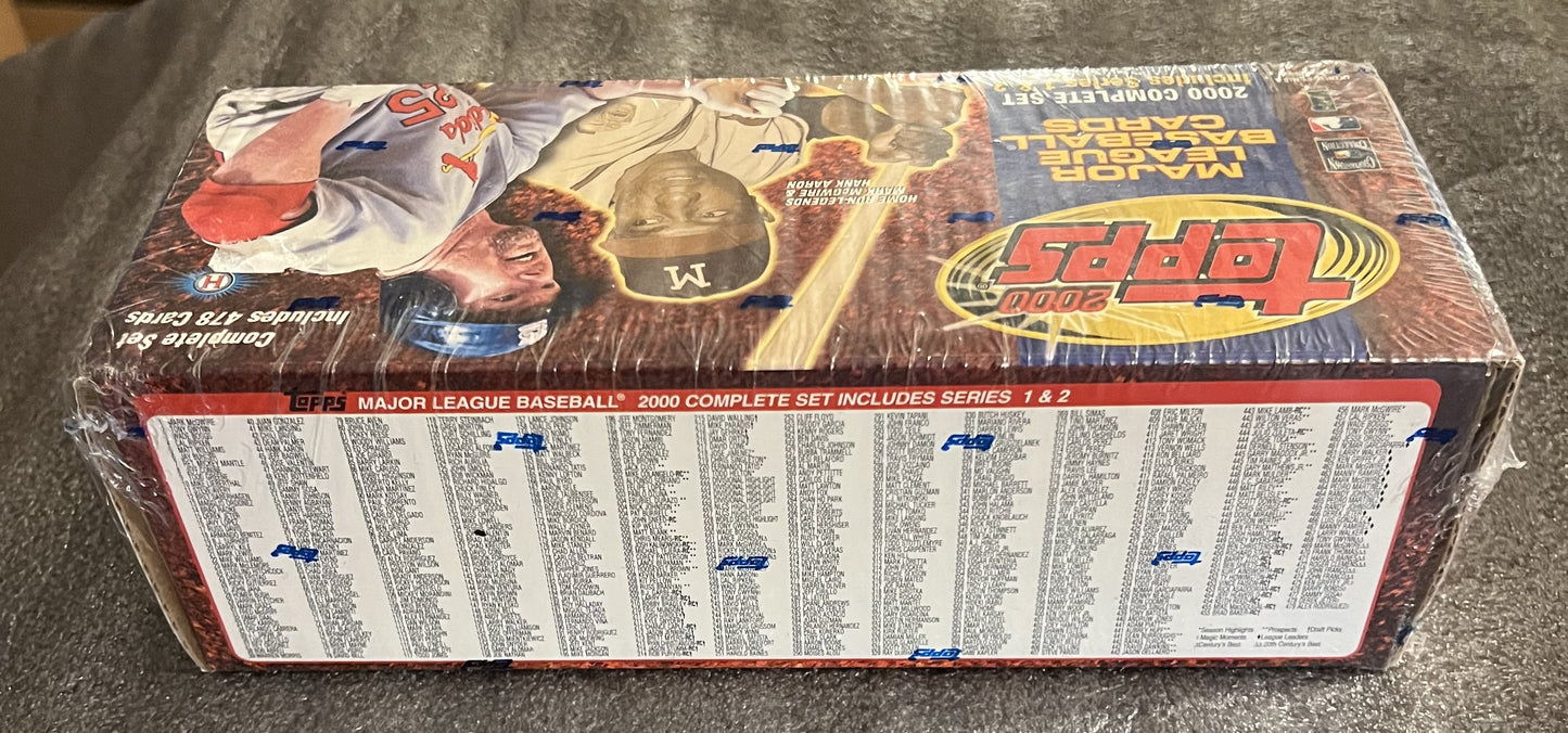 2000 Topps Baseball Complete Hobby Set - Factory Sealed