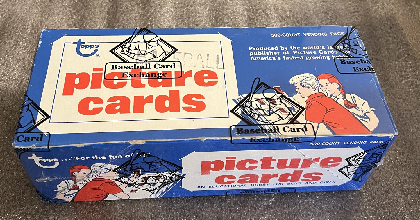 1983 Topps Baseball Vending Box - BBCE FASC - 500 Cards