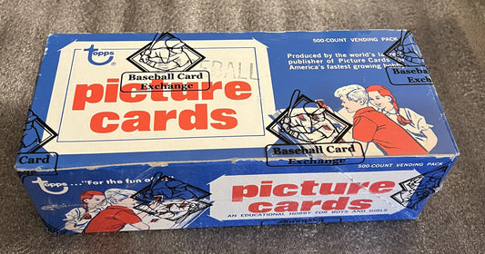 1983 Topps Baseball Vending Box - BBCE FASC - 500 Cards
