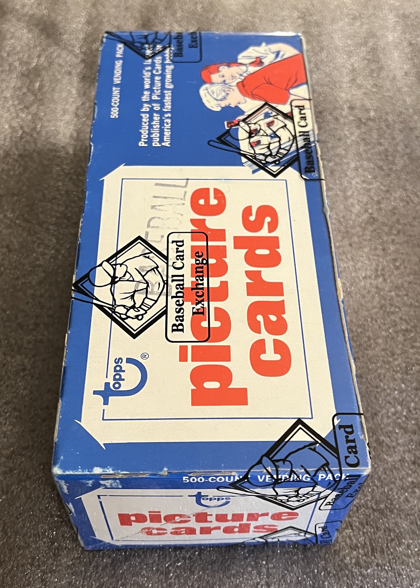 1983 Topps Baseball Vending Box - BBCE FASC - 500 Cards