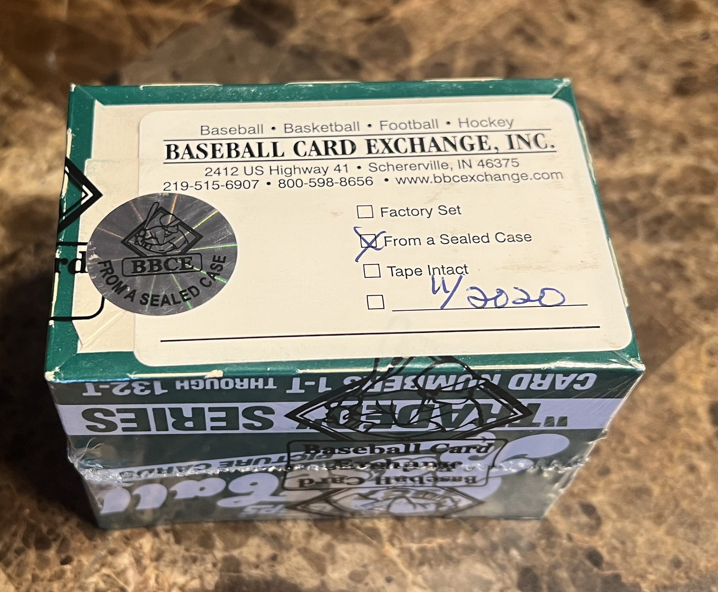 1987 Topps Baseball Traded Factory Set - BBCE FASC - Maddux RC