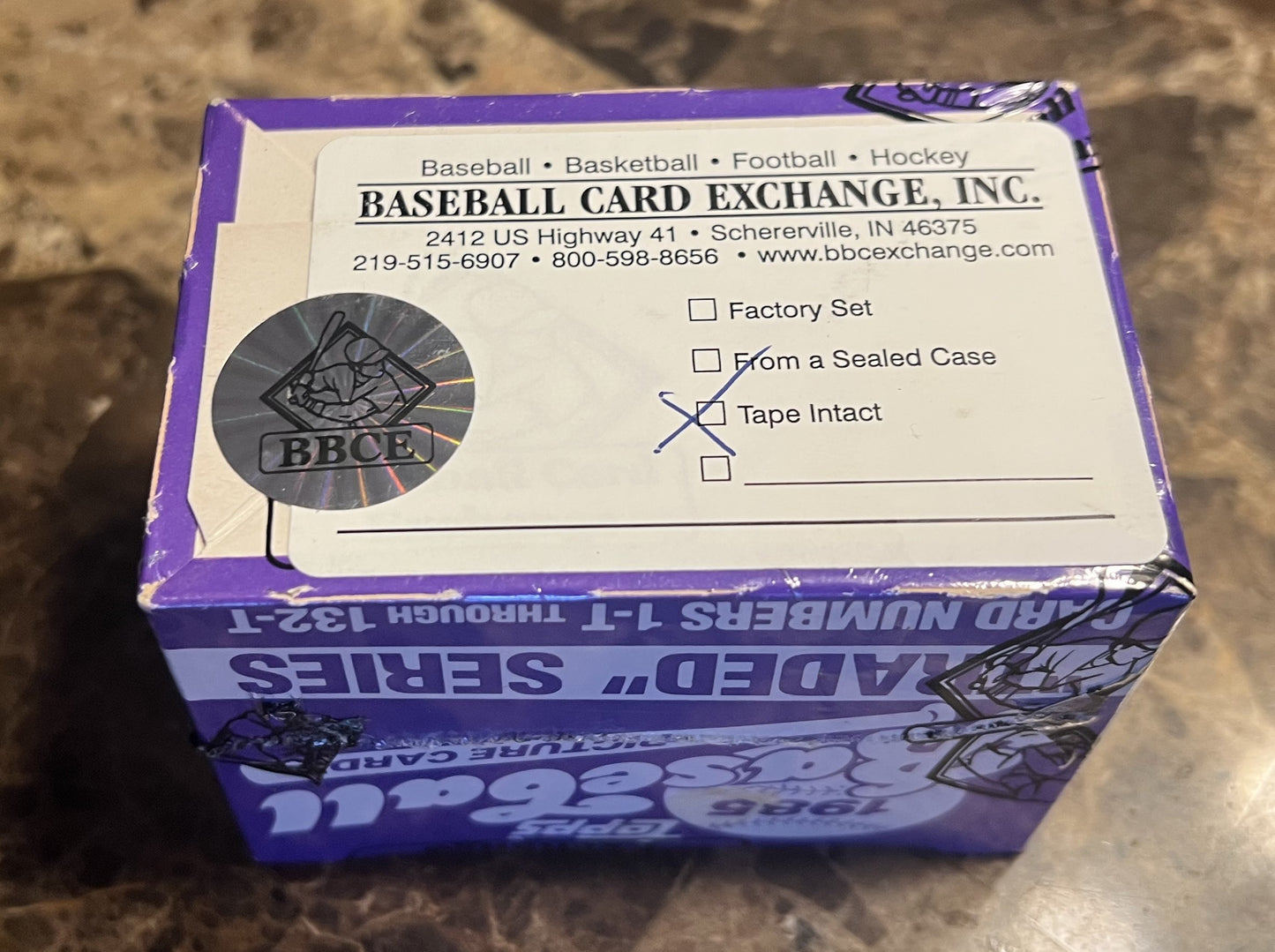 1985 Topps Baseball Traded Factory Set - BBCE Tape Intact - Guillen RC