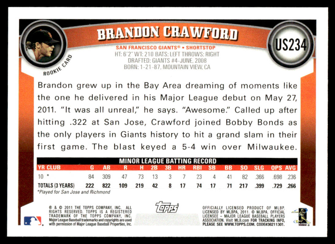 2011 Topps Baseball Complete Base Set + Update - Trout Freeman Altuve RC