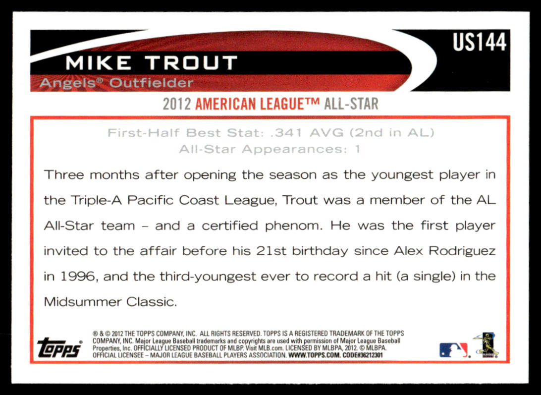 2012 Topps Baseball Complete Base Set + 661 + Update