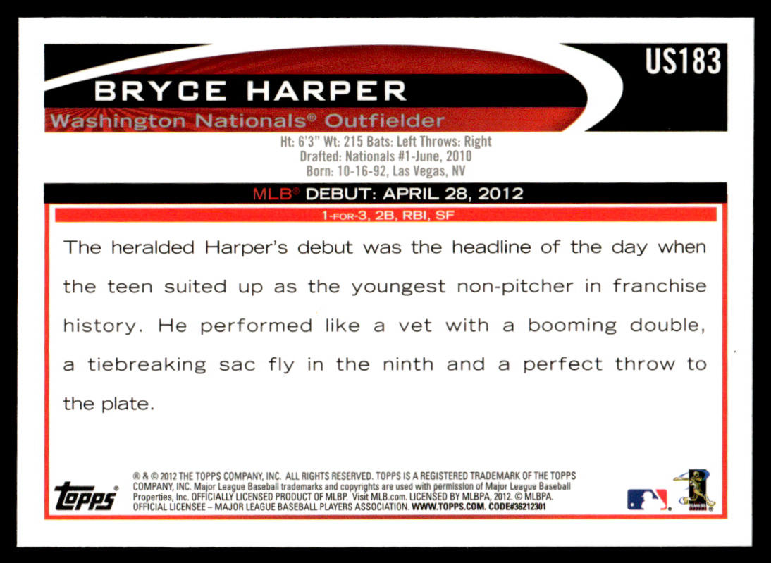 2012 Topps Baseball Complete Base Set + 661 + Update