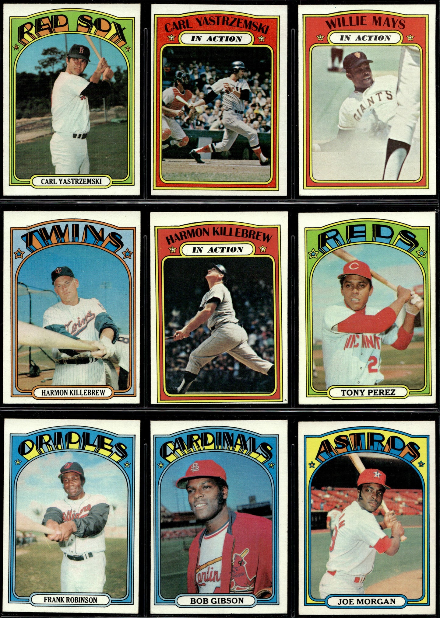1972 Topps Baseball Complete Set - EXMT AVG w 10 Graded - Fisk RC Aaron Ryan Mays