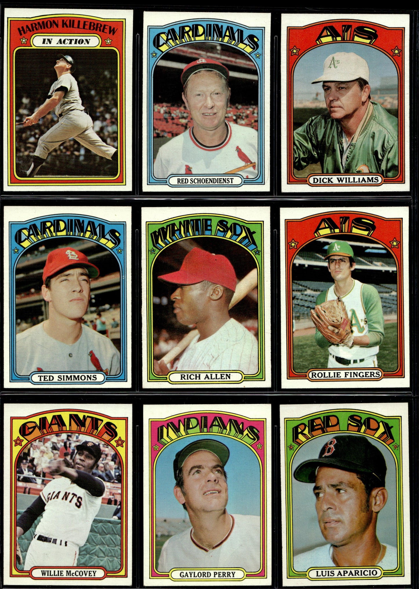 1972 Topps Baseball Complete Set - NM AVG w 74 Graded - Fisk RC Aaron Ryan Mays