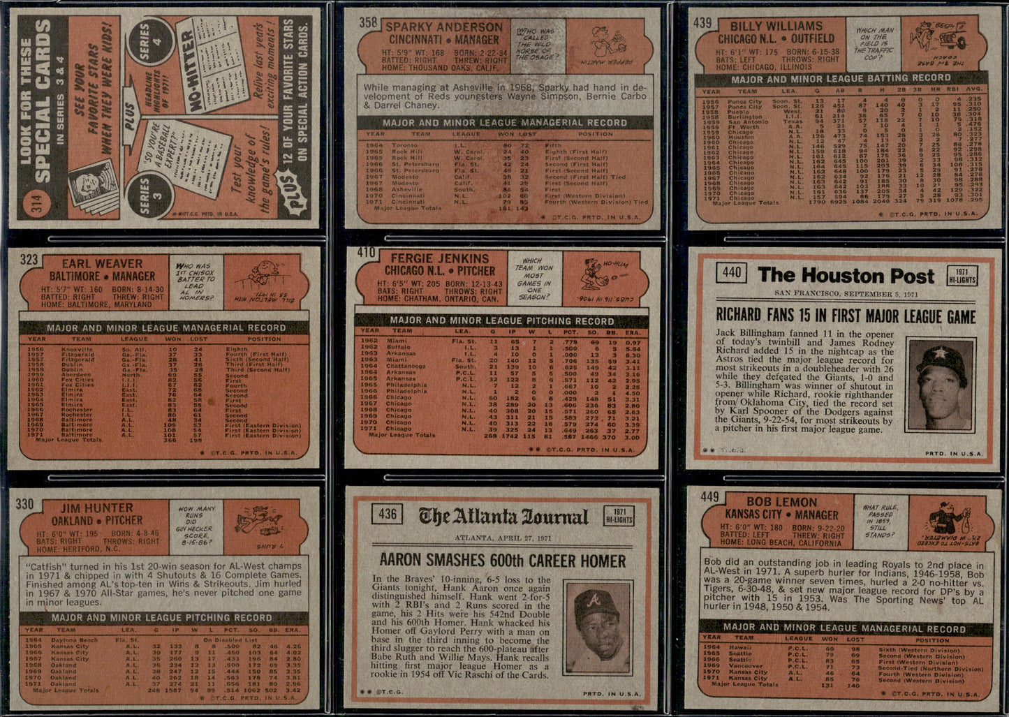 1972 Topps Baseball Complete Set - NM AVG w 74 Graded - Fisk RC Aaron Ryan Mays