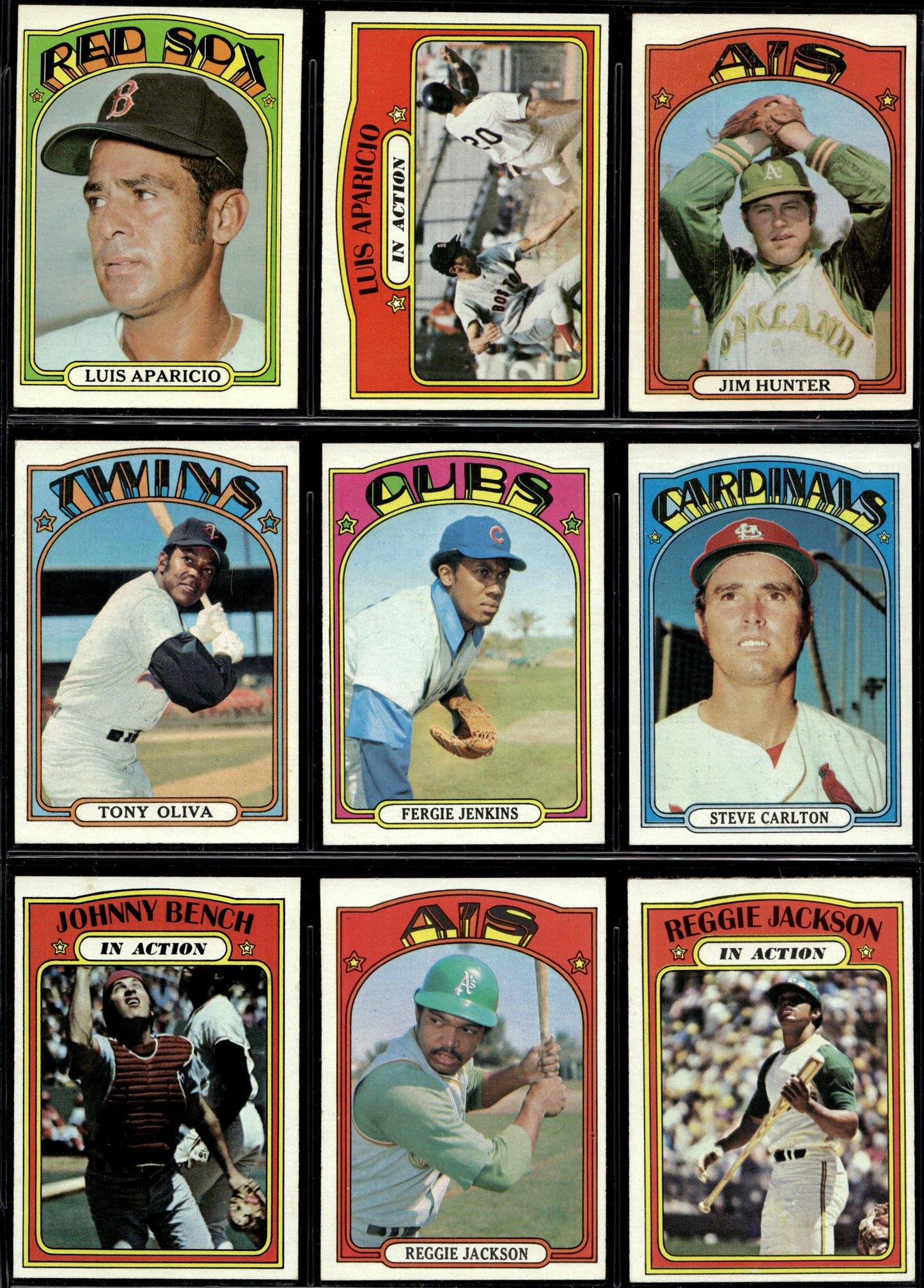 1972 Topps Baseball Complete Set - EXMT AVG w 10 Graded - Fisk RC Aaron Ryan Mays