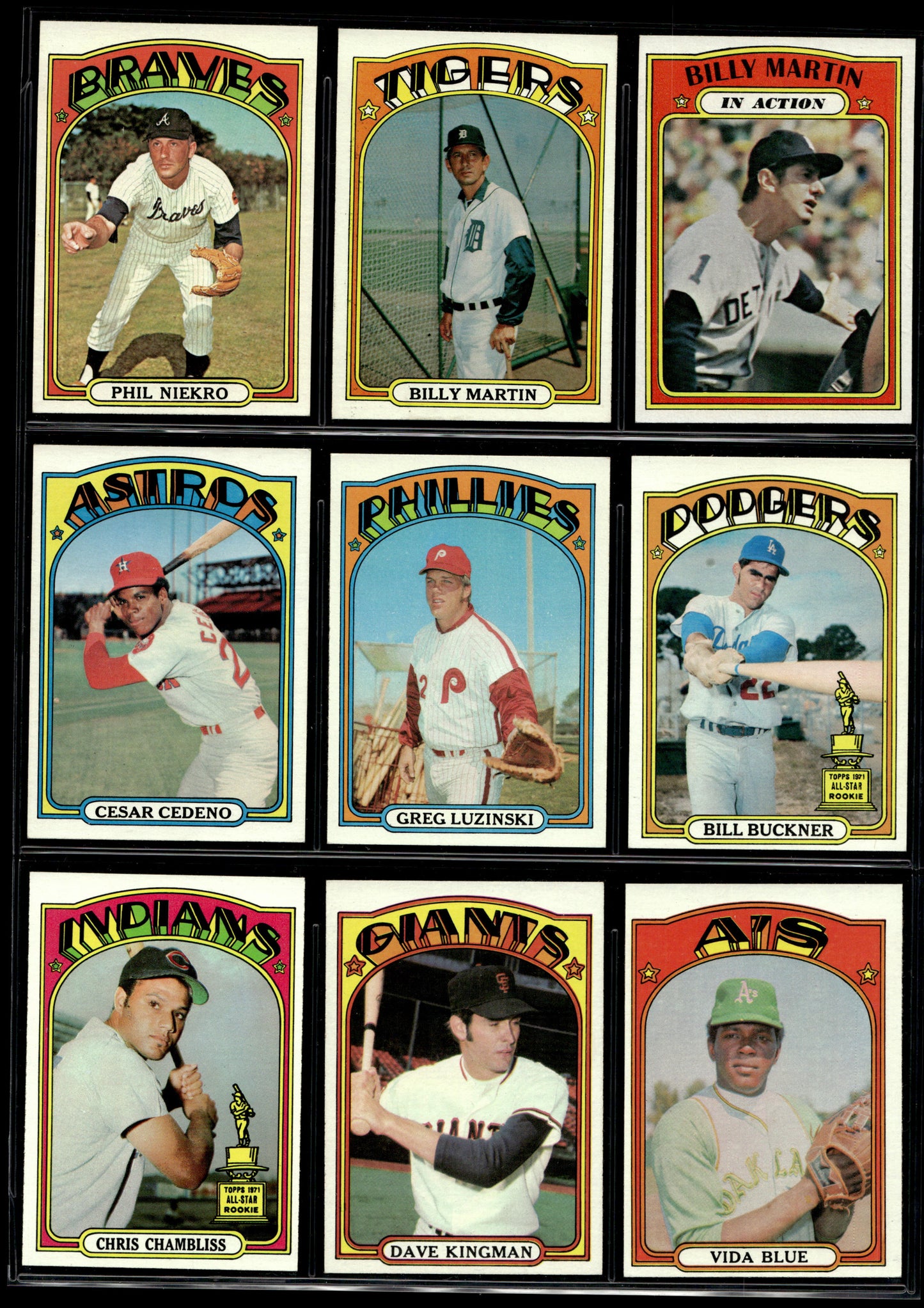 1972 Topps Baseball Complete Set - NM AVG w 74 Graded - Fisk RC Aaron Ryan Mays