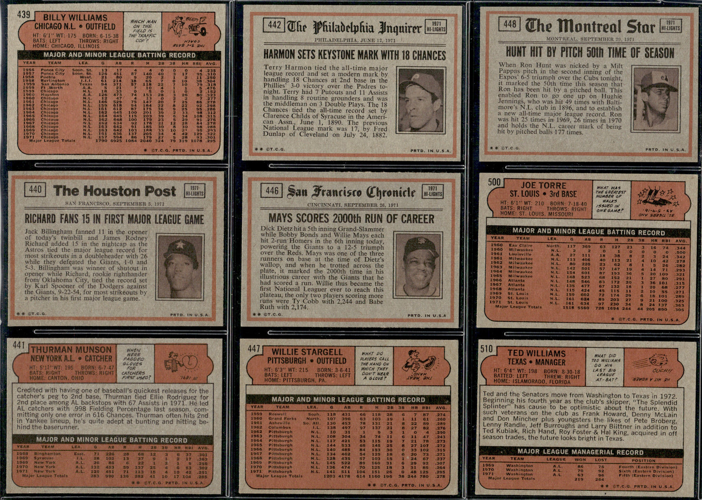 1972 Topps Baseball Complete Set - EXMT AVG w 10 Graded - Fisk RC Aaron Ryan Mays