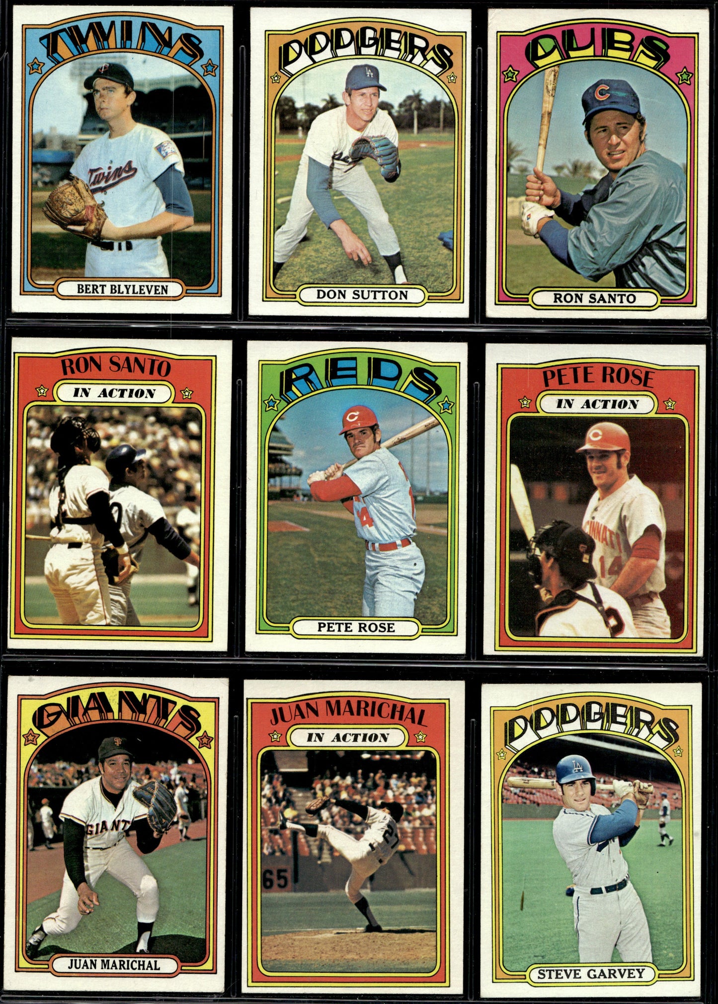 1972 Topps Baseball Complete Set - EXMT AVG w 10 Graded - Fisk RC Aaron Ryan Mays