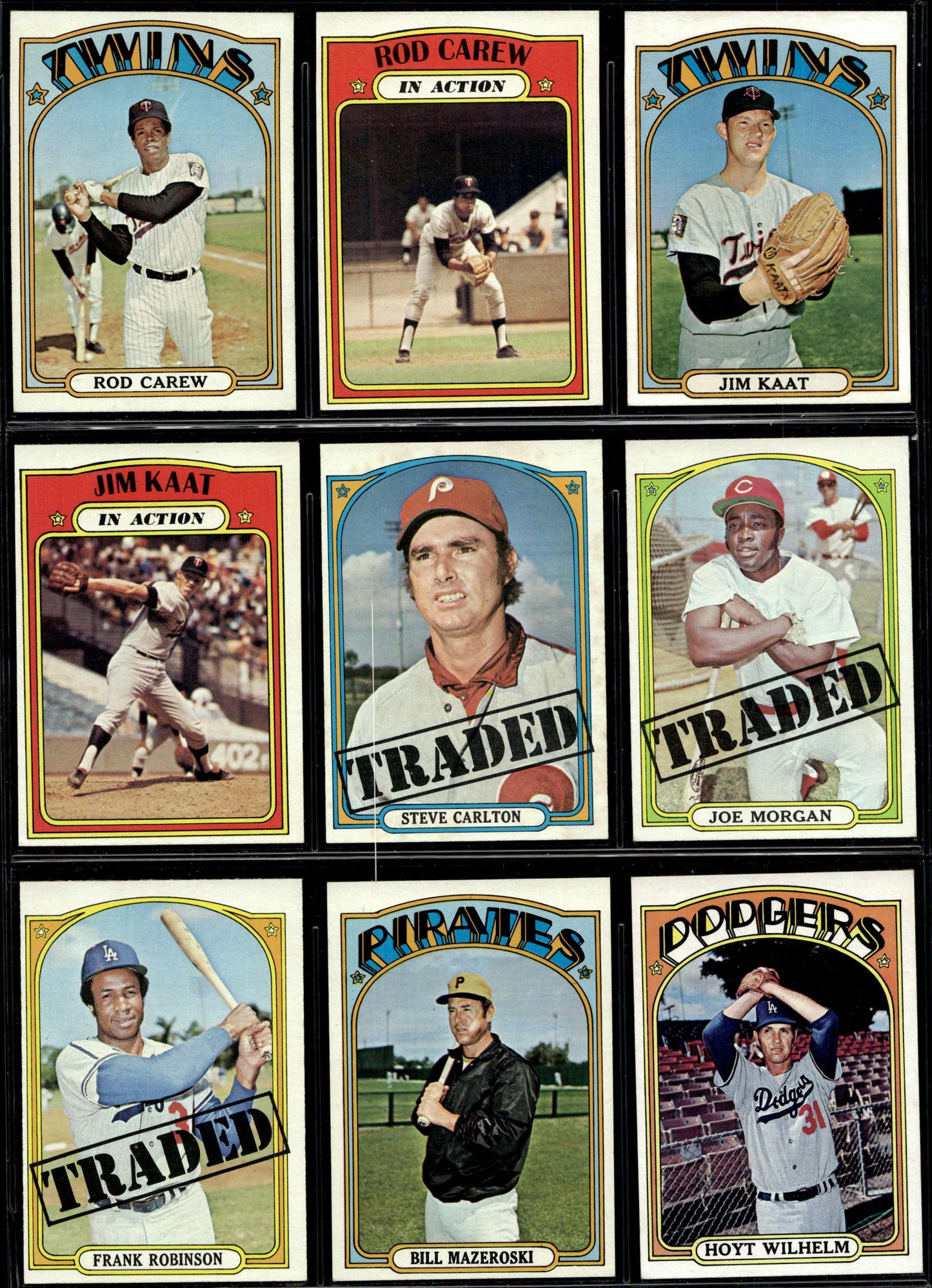 1972 Topps Baseball Complete Set - EXMT AVG w 10 Graded - Fisk RC Aaron Ryan Mays