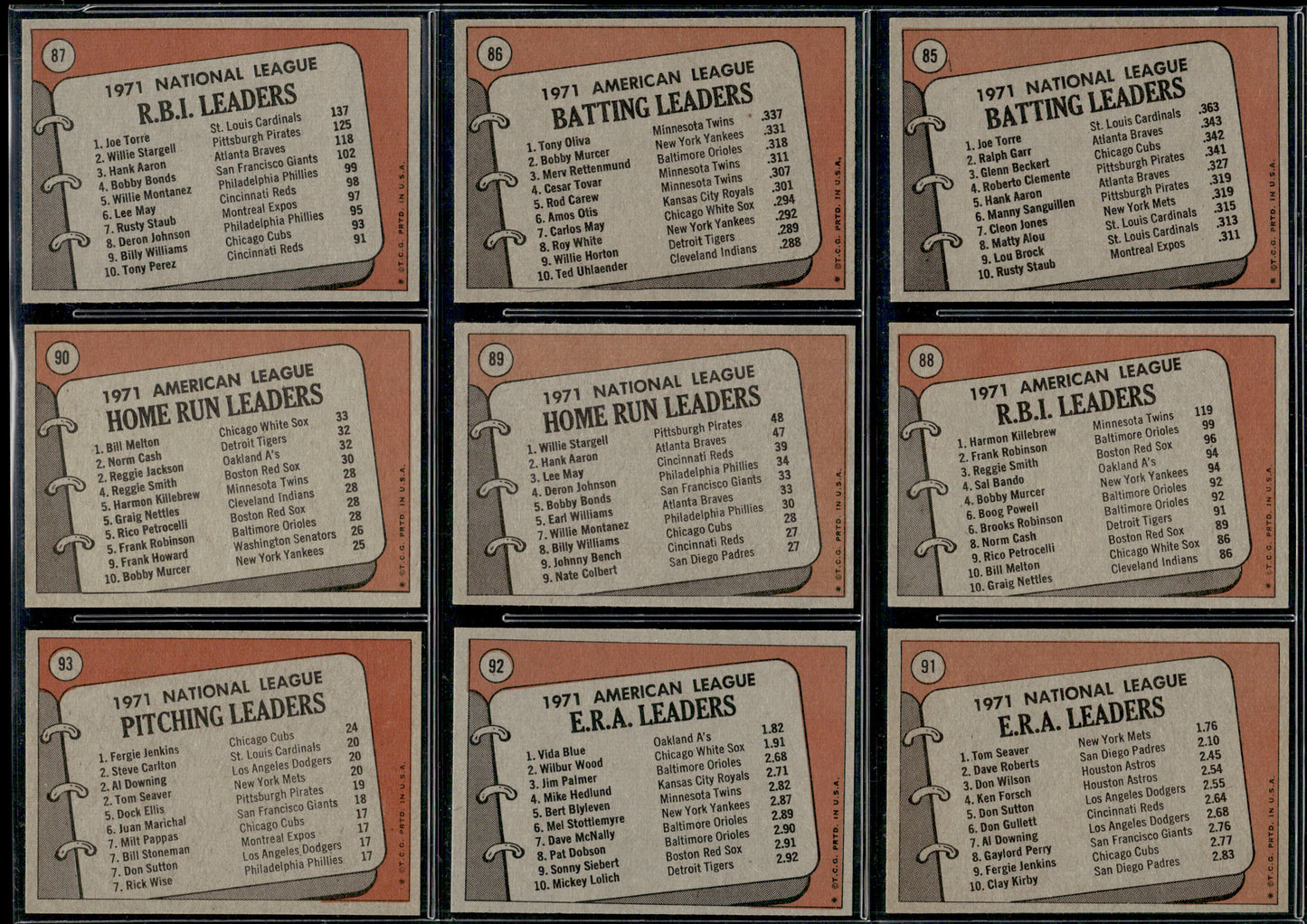 1972 Topps Baseball Complete Set - NM AVG w 74 Graded - Fisk RC Aaron Ryan Mays