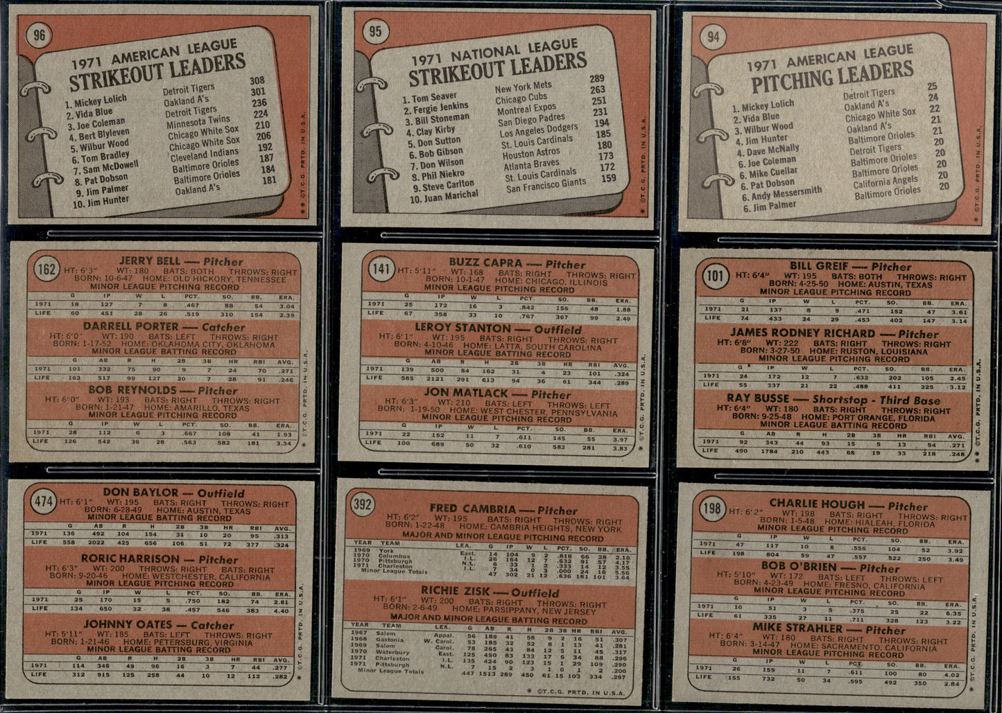 1972 Topps Baseball Complete Set - NM AVG w 74 Graded - Fisk RC Aaron Ryan Mays