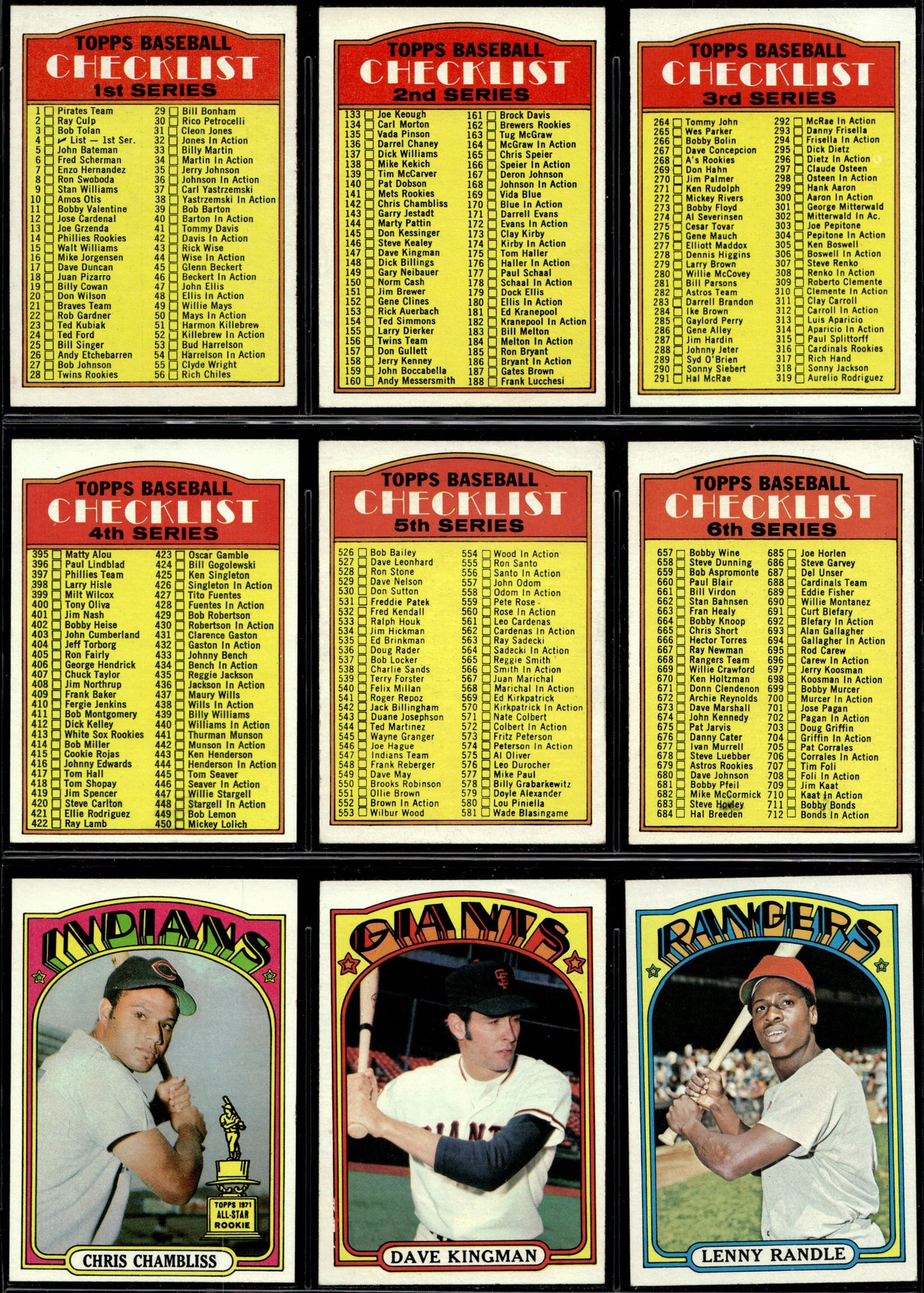 1972 Topps Baseball Complete Set - EXMT AVG w 10 Graded - Fisk RC Aaron Ryan Mays