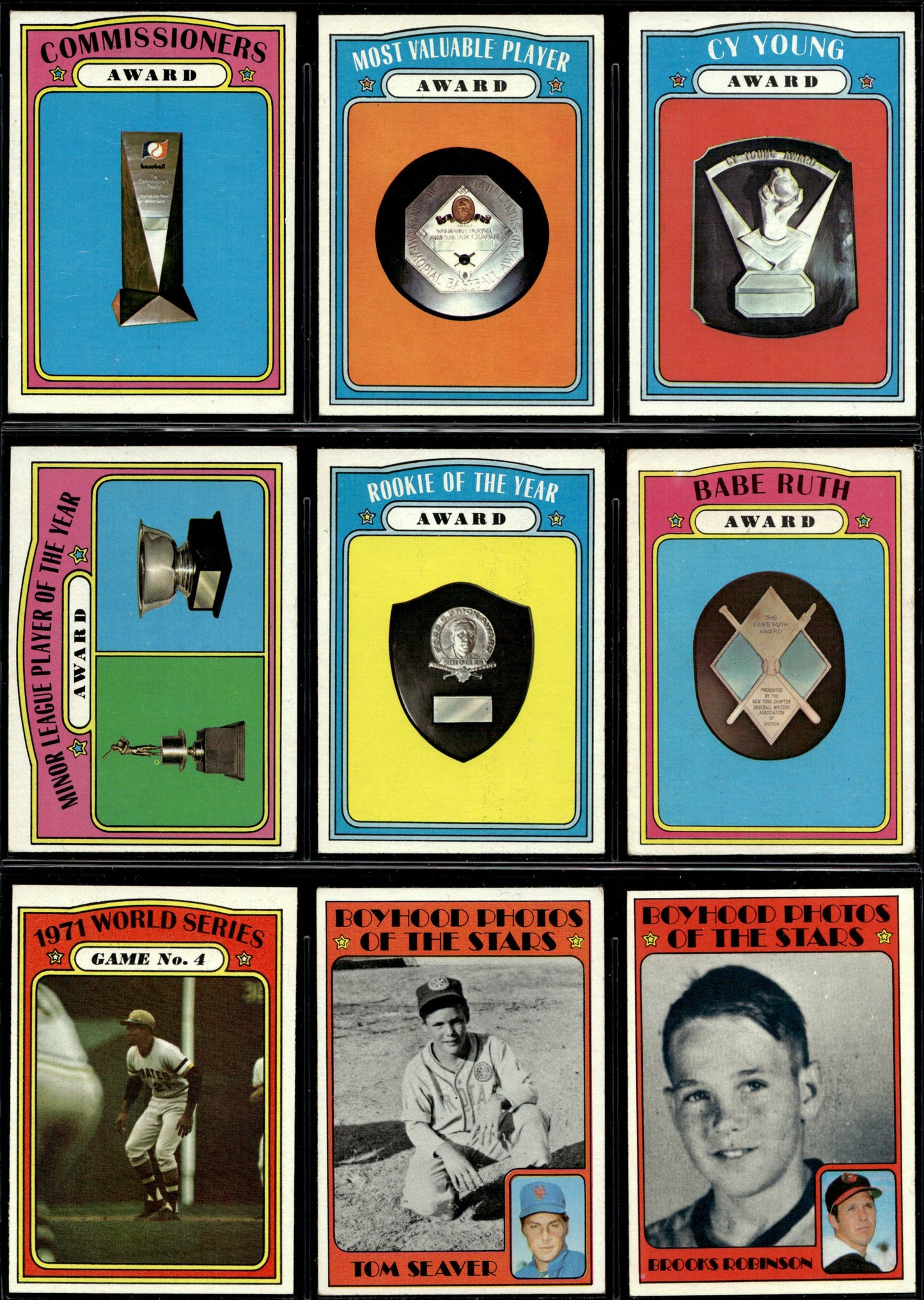 1972 Topps Baseball Complete Set - EXMT AVG w 10 Graded - Fisk RC Aaron Ryan Mays