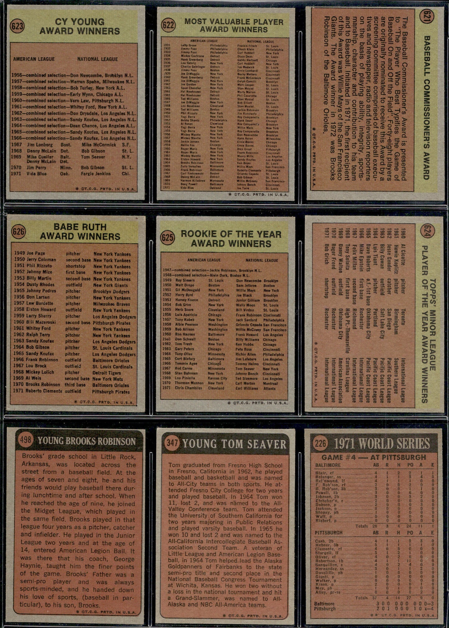 1972 Topps Baseball Complete Set - EXMT AVG w 10 Graded - Fisk RC Aaron Ryan Mays