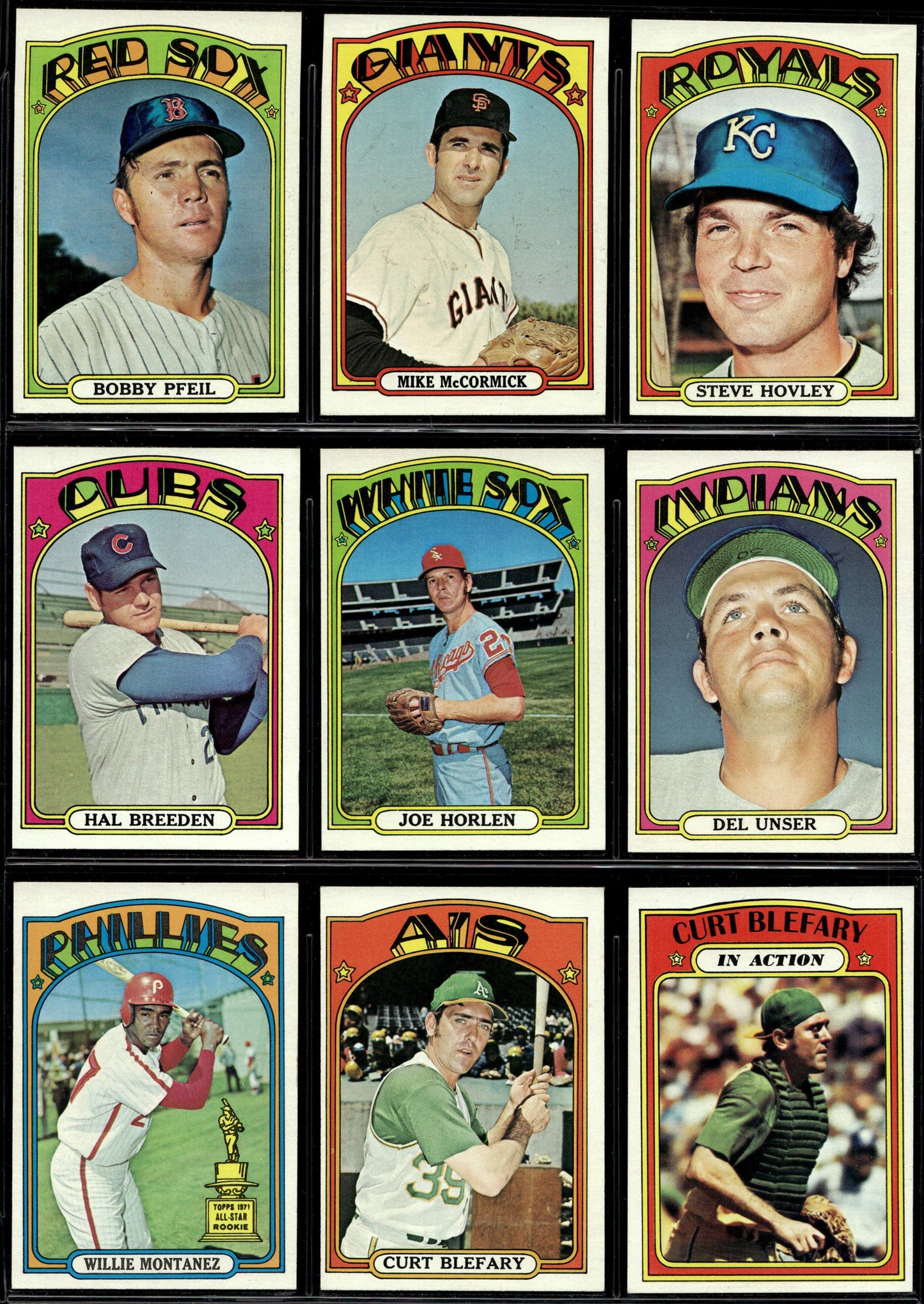 1972 Topps Baseball Complete Set - NM AVG w 74 Graded - Fisk RC Aaron Ryan Mays