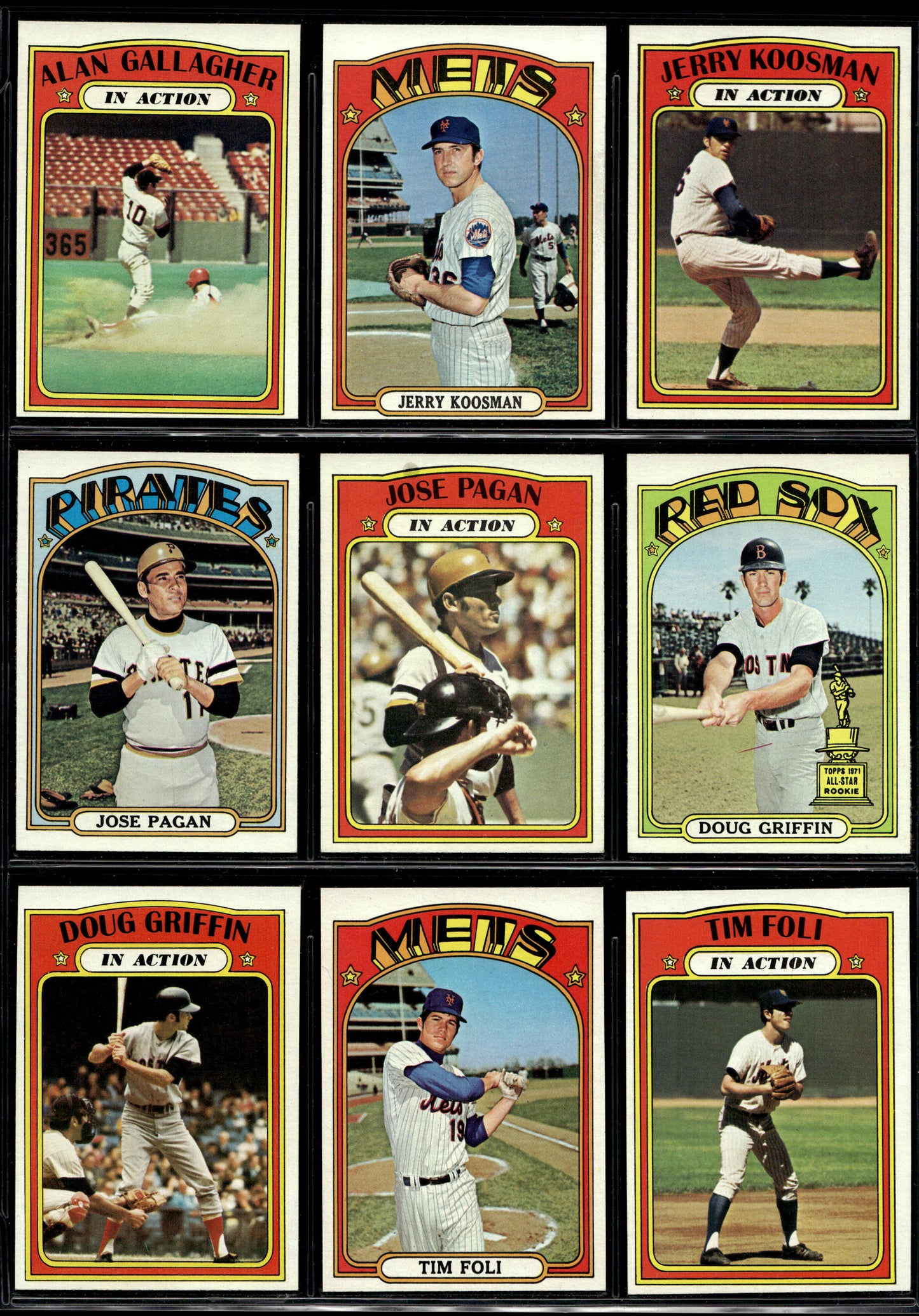 1972 Topps Baseball Complete Set - NM AVG w 74 Graded - Fisk RC Aaron Ryan Mays