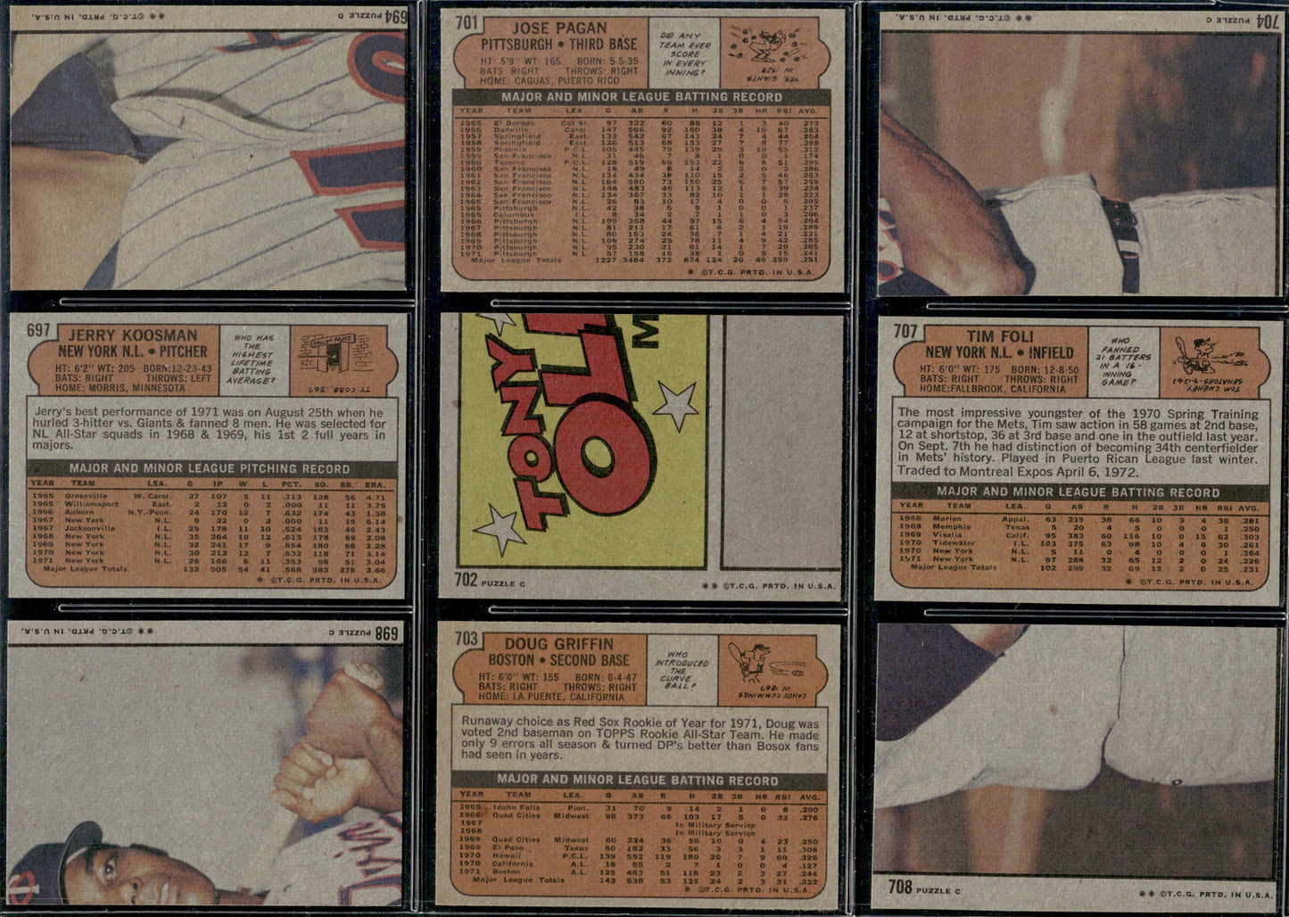 1972 Topps Baseball Complete Set - NM AVG w 74 Graded - Fisk RC Aaron Ryan Mays