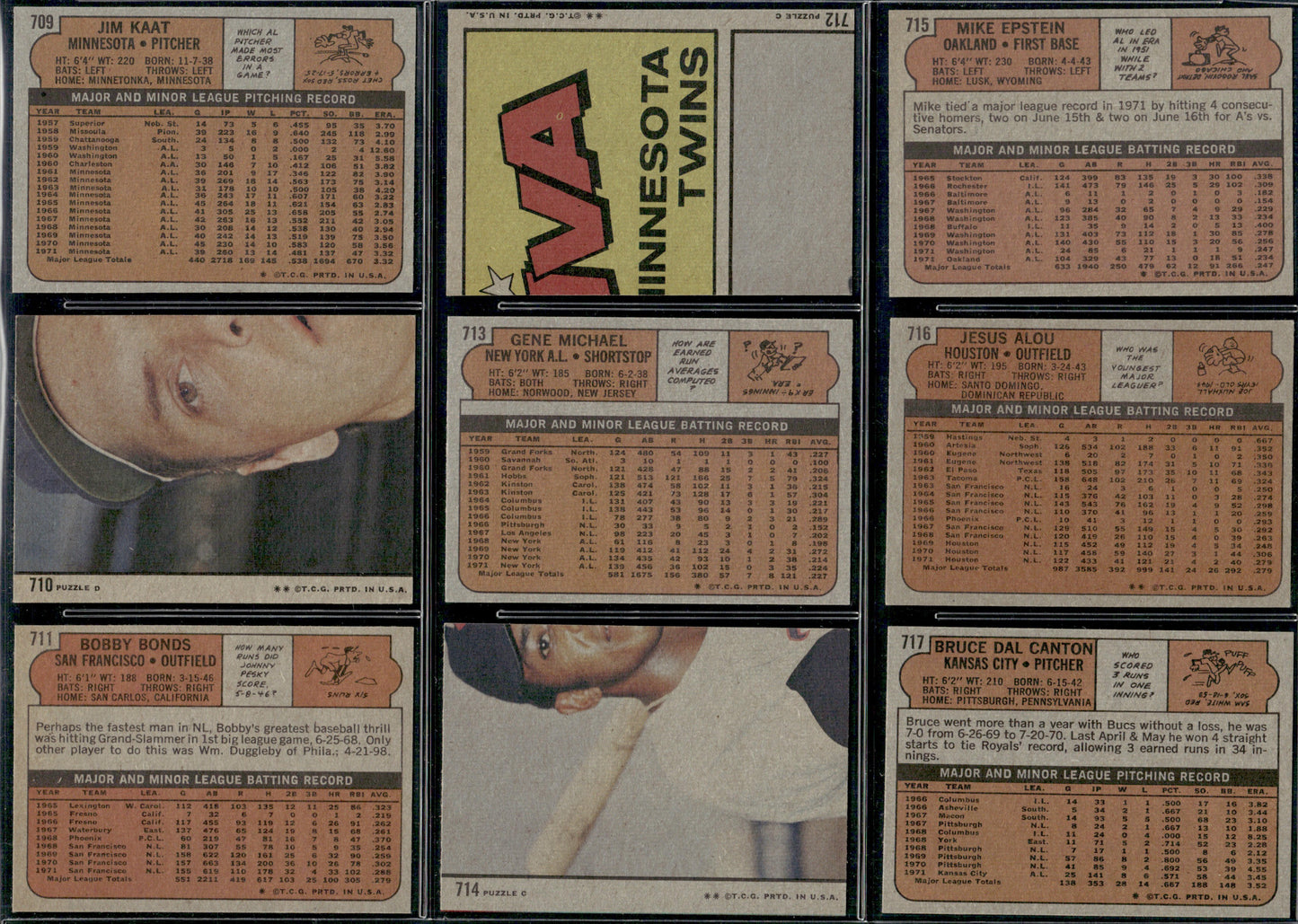 1972 Topps Baseball Complete Set - NM AVG w 74 Graded - Fisk RC Aaron Ryan Mays