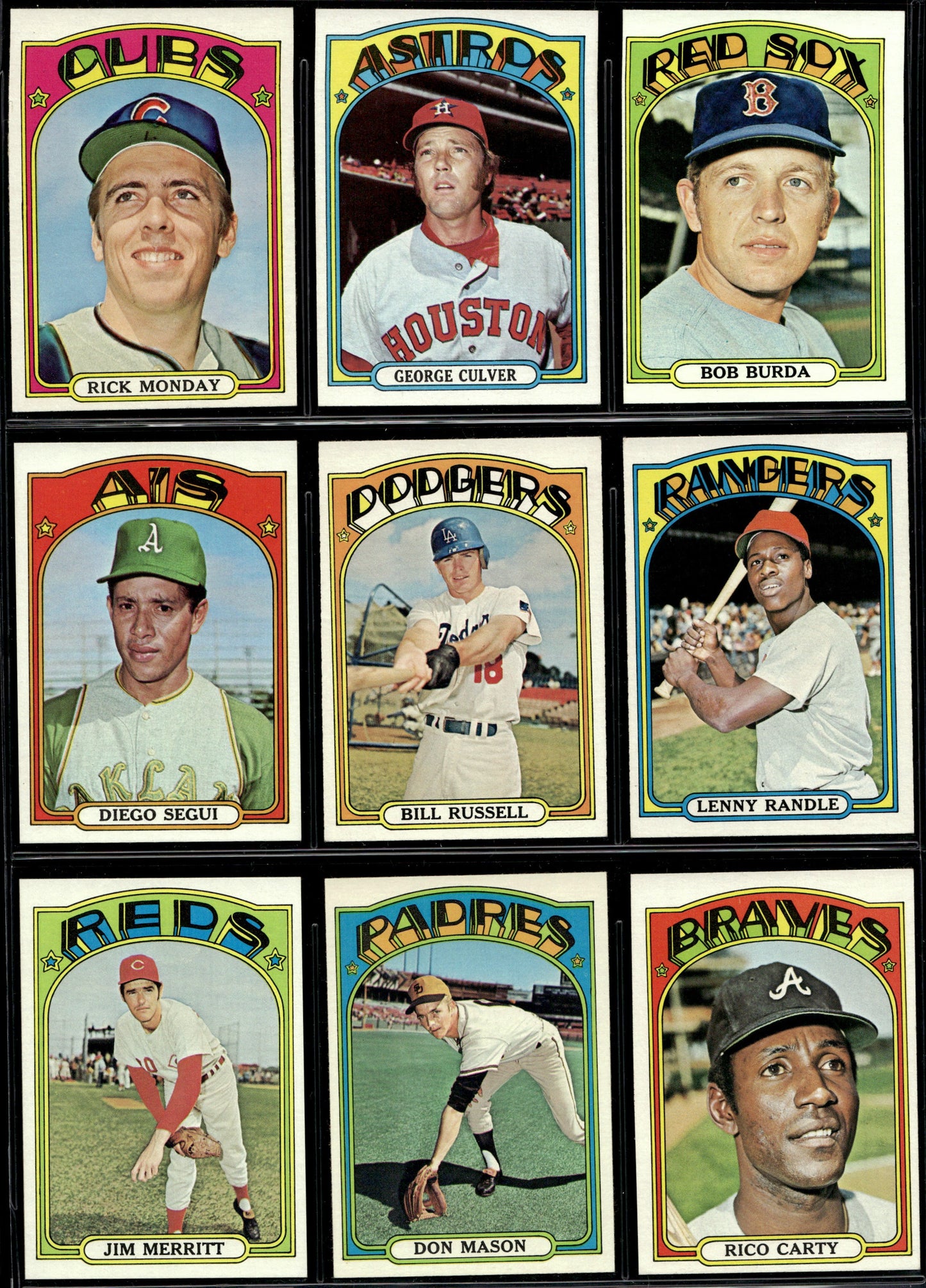 1972 Topps Baseball Complete Set - NM AVG w 74 Graded - Fisk RC Aaron Ryan Mays