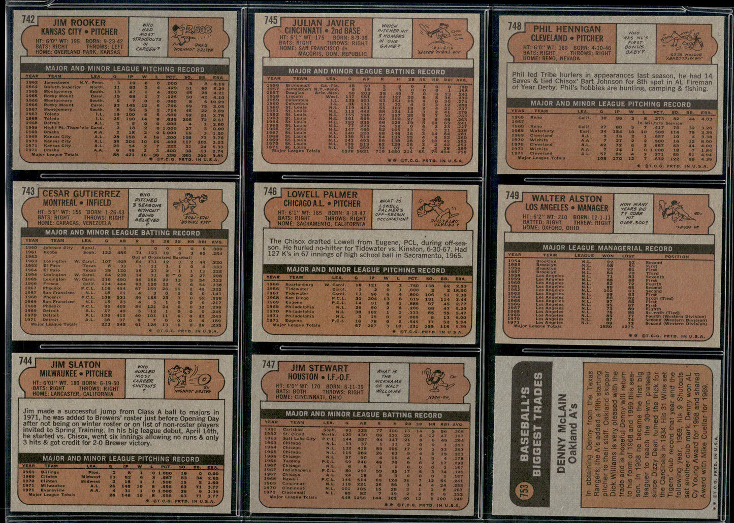 1972 Topps Baseball Complete Set - NM AVG w 74 Graded - Fisk RC Aaron Ryan Mays