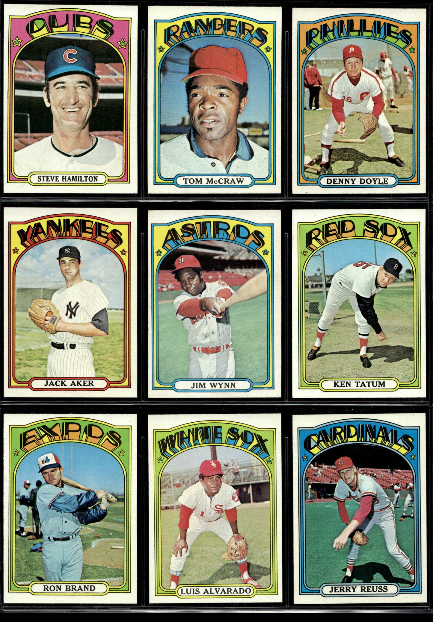 1972 Topps Baseball Complete Set - NM AVG w 74 Graded - Fisk RC Aaron Ryan Mays