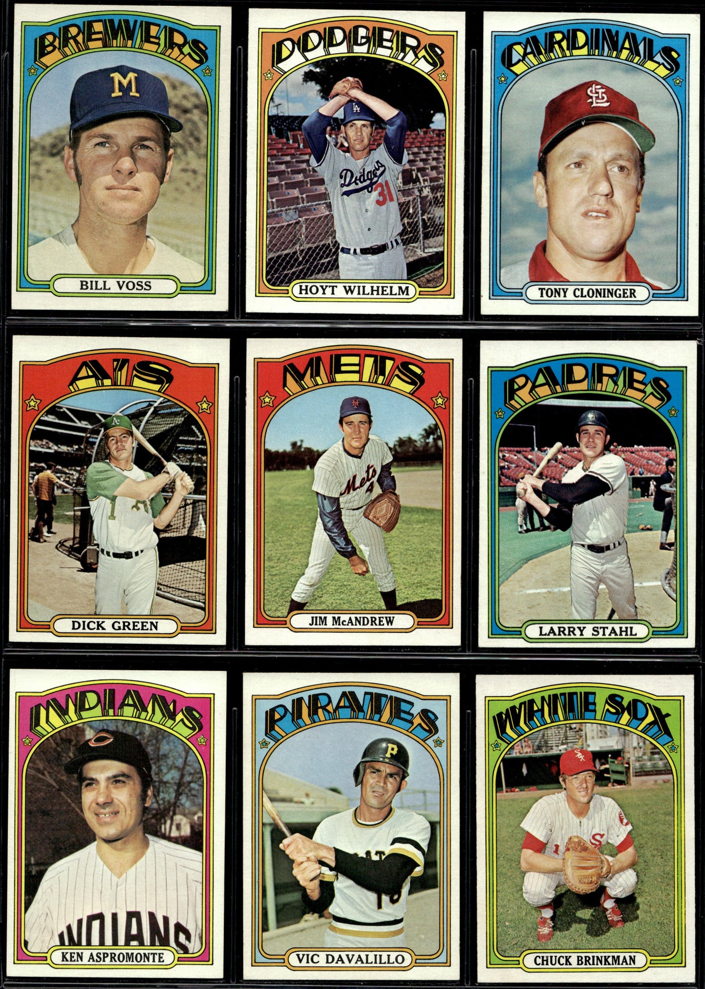 1972 Topps Baseball Complete Set - NM AVG w 74 Graded - Fisk RC Aaron Ryan Mays