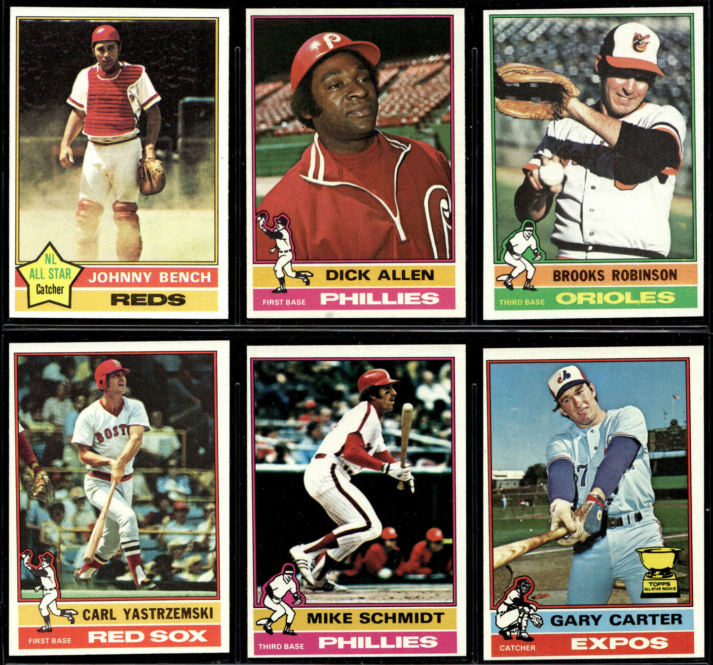 1976 Topps Baseball Complete Set - EXMT+ AVG - Eckersley RC Aaron Ryan Brett Rose