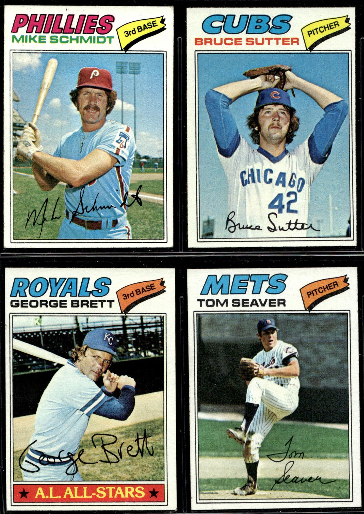 1977 Topps Baseball Complete Set - EXMT+ AVG - Dawson RC Ryan Brett Rose