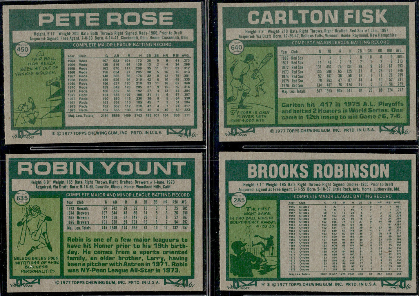 1977 Topps Baseball Complete Set - EXMT+ AVG - Dawson RC Ryan Brett Rose