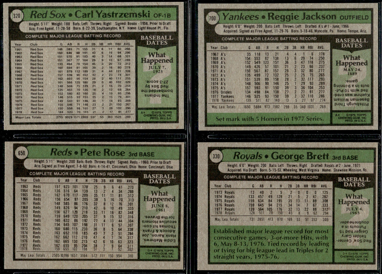 1979 Topps Baseball Complete Set Vending! - NM AVG - Smith RC Ryan