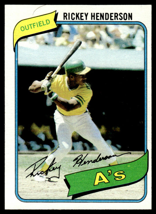 1980 Topps Baseball Complete Set - NM AVG - Henderson RC Ryan