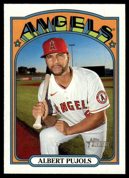 2021 Topps Heritage #189 #190 #687 - Albert Pujols - Lot of 3