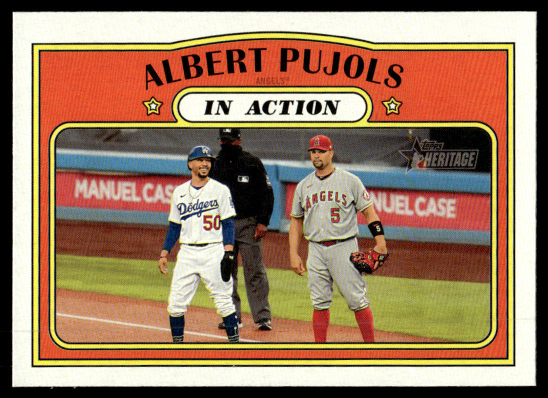 2021 Topps Heritage #189 #190 #687 - Albert Pujols - Lot of 3