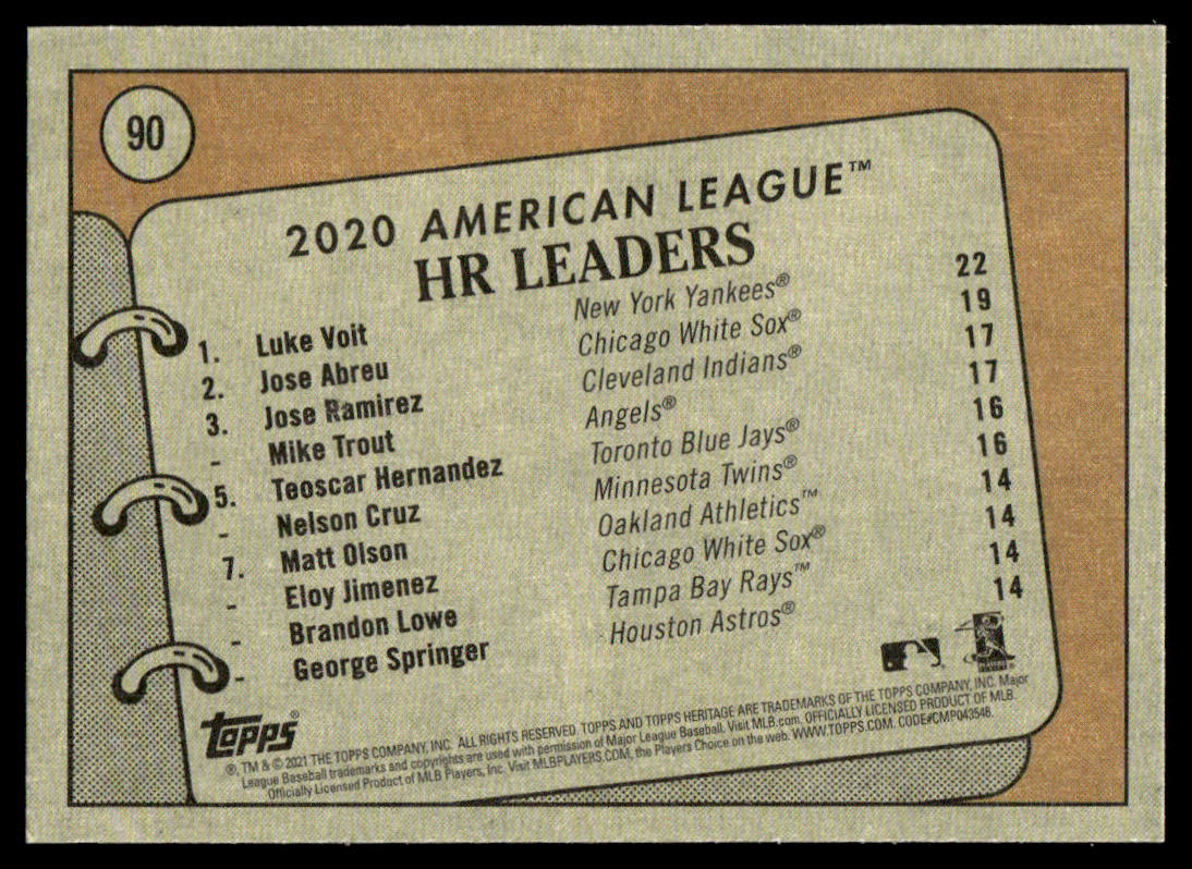 2021 Topps Heritage #88 #90 #169 #170 - Mike Trout - Lot of 4