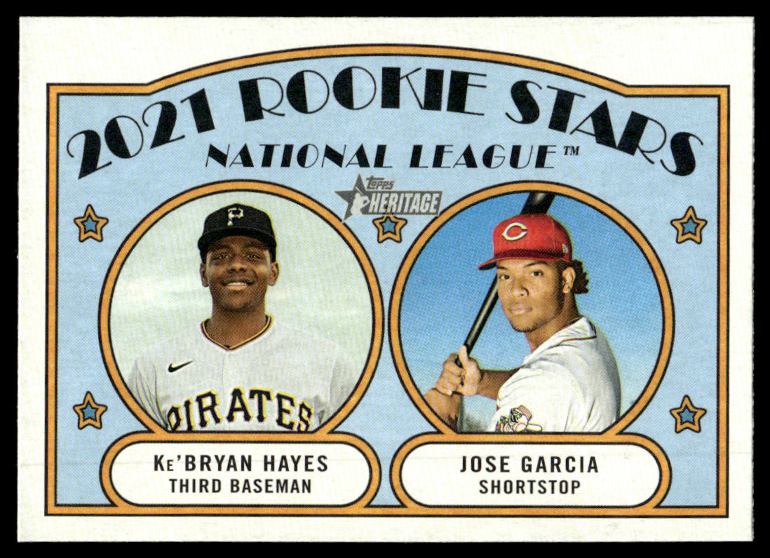 2021 Topps Heritage #97 #98 - Ke'Bryan Hayes RC - Lot of 2