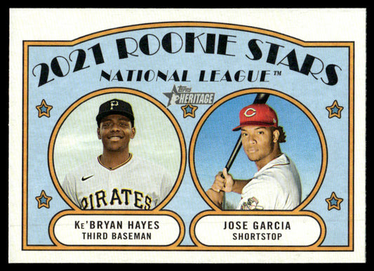 2021 Topps Heritage #97 #98 - Ke'Bryan Hayes RC - Lot of 2