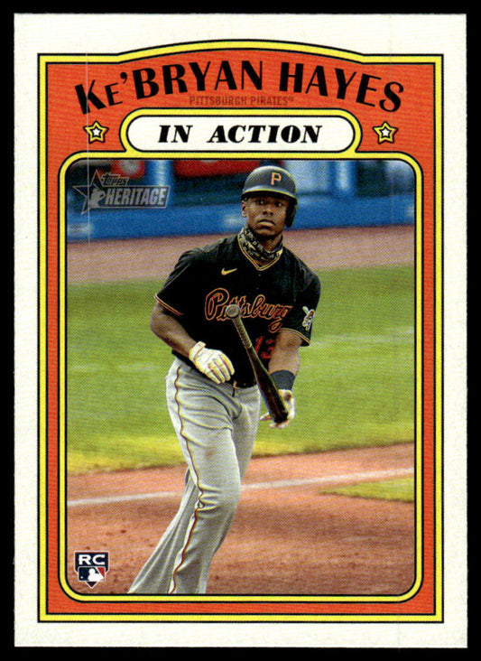 2021 Topps Heritage #97 #98 - Ke'Bryan Hayes RC - Lot of 2