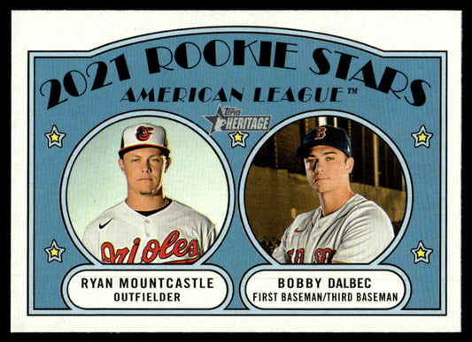 2021 Topps Heritage #149 #185 #186 - Ryan Mountcastle RC - Lot of 3