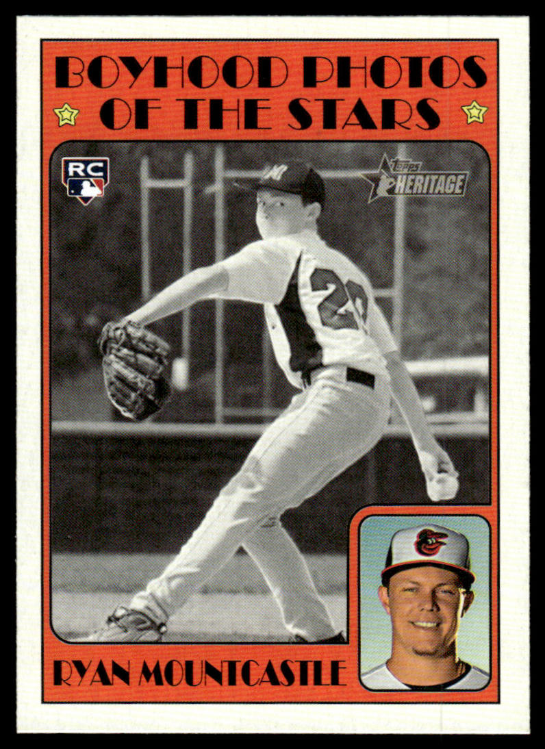 2021 Topps Heritage #149 #185 #186 - Ryan Mountcastle RC - Lot of 3
