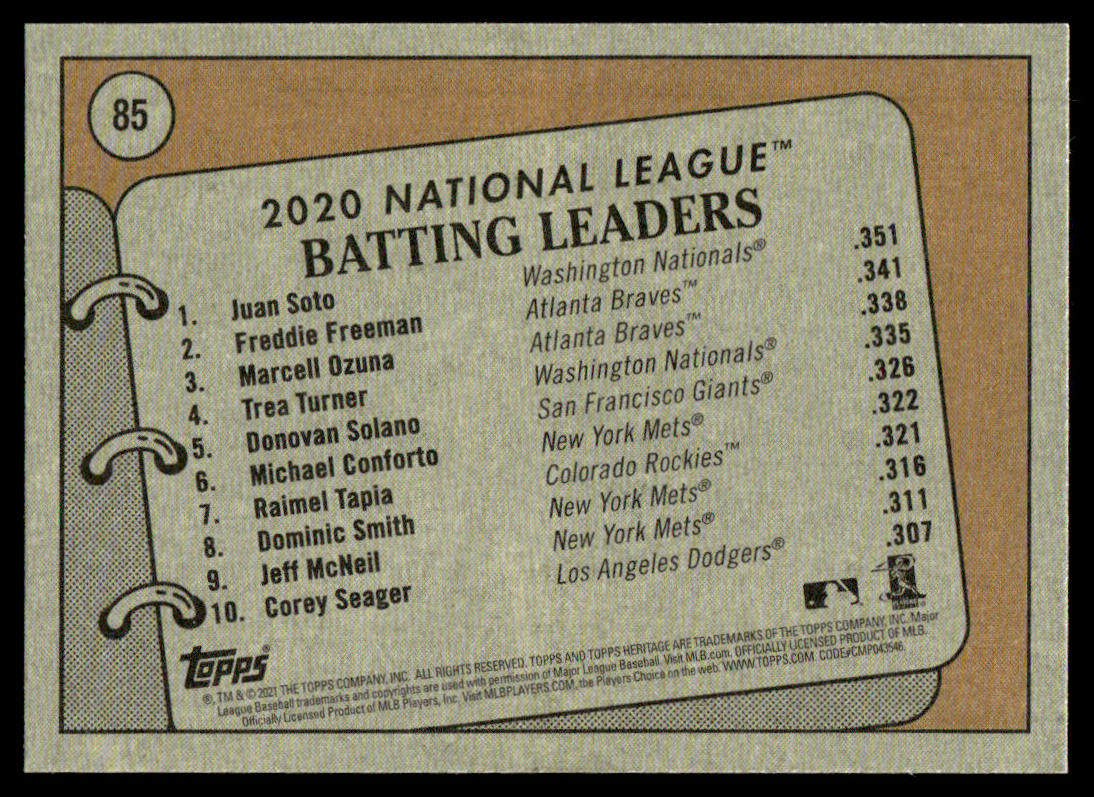 2021 Topps Heritage #35 #36 #85 - Juan Soto - Lot of 3