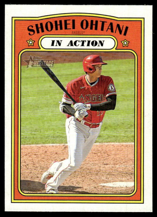 2021 Topps Heritage #245 #246 - Shohei Ohtani - Lot of 2