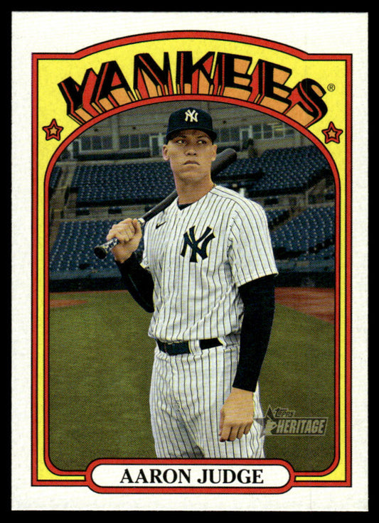 2021 Topps Heritage #121 #122 - Aaron Judge - Lot of 2