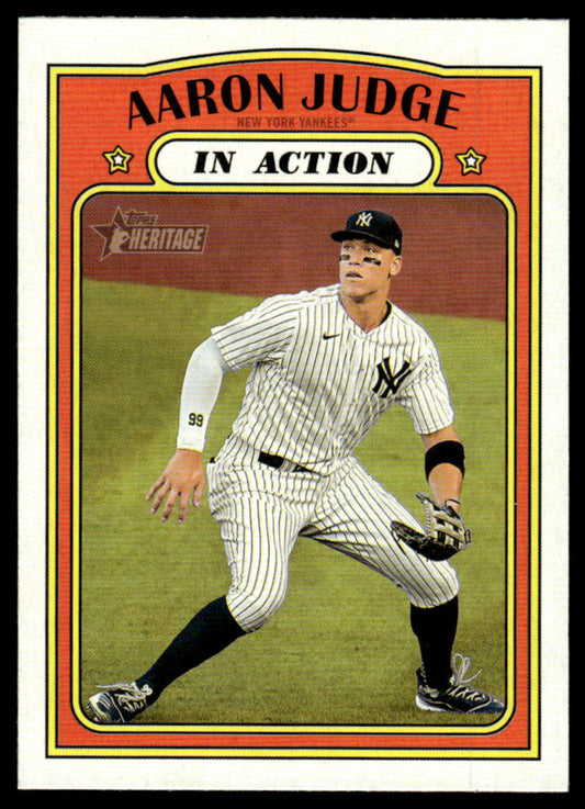 2021 Topps Heritage #121 #122 - Aaron Judge - Lot of 2